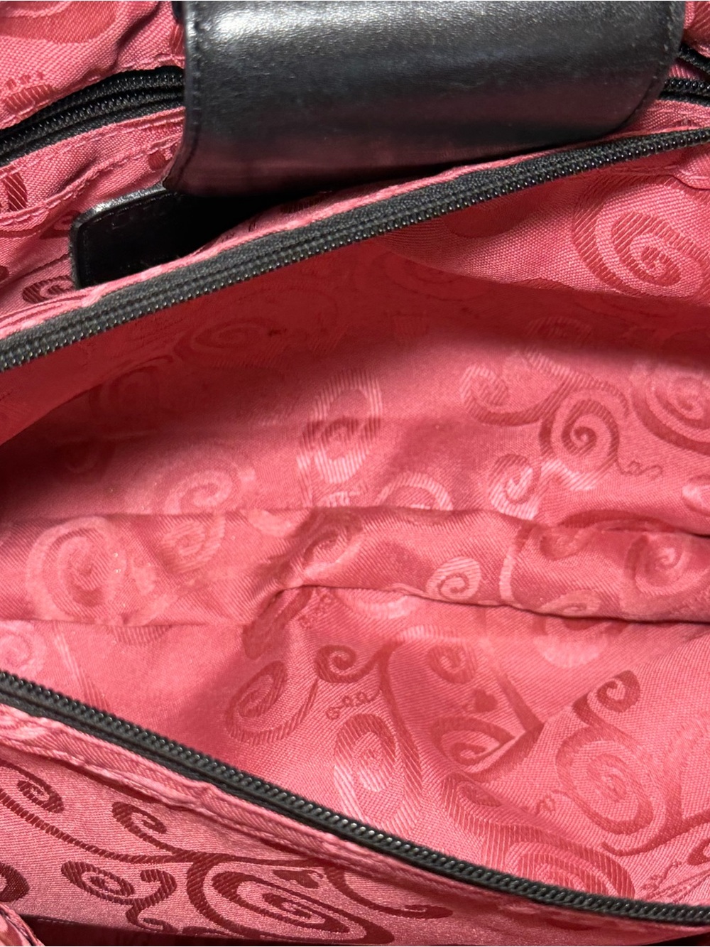 Brighton Bea Floral Canvas Leather Trim Shoulder Bag - Picture 11 of 15